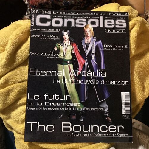 Consoles News 49 : Skies Of Arcadia, Dino Crisis 1, Sonic Adventure...