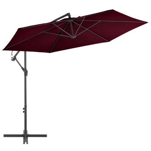 Prolenta Premium - Parasol De Jardin En Porte-À-Faux Avec Mât En Aluminium