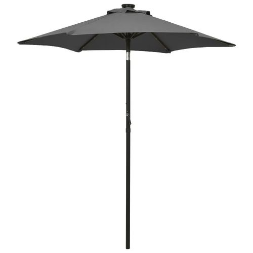 Prolenta Premium - Parasol De Jardin Avec Lumières Led Anthracite Aluminium