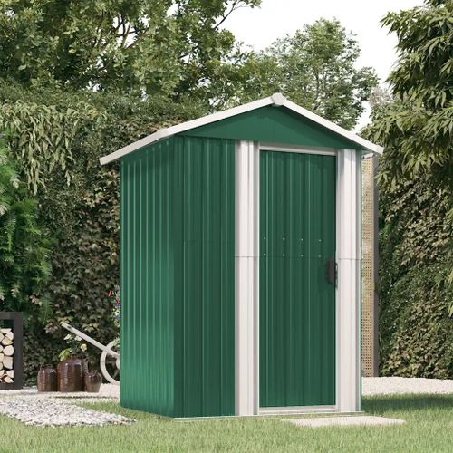 Prolenta Premium - Abri De Jardin Vert 126x97,5x177 Cm Acier Galvanisé