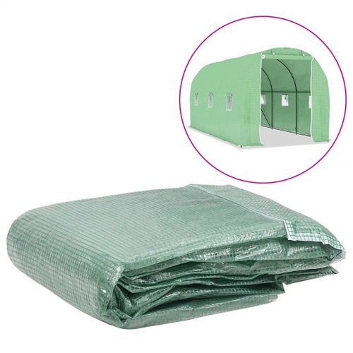 Prolenta Premium - Couverture De Remplacement De Serre (9 M²) 200x450x200 Cm Vert
