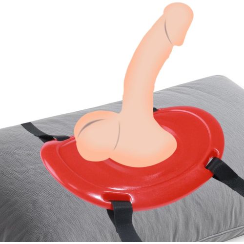 Jgd-Support De Gode Ventouse, Gode Ceinture Avec Sangles, Strap On Harnais De Sexuelle Réglable En Harness, Sex Toys Anal En Forme De Selle Compatible Godemichets Pour Femme, Couple, Lesbien, Rouge