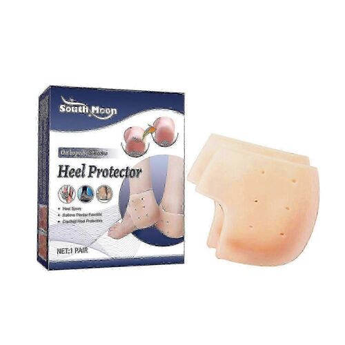 Sud De La Lune Orthopédique Silicone Protecteur Talon De Secours, Sec Et Fissuré Talon De Cloques Pied Protec