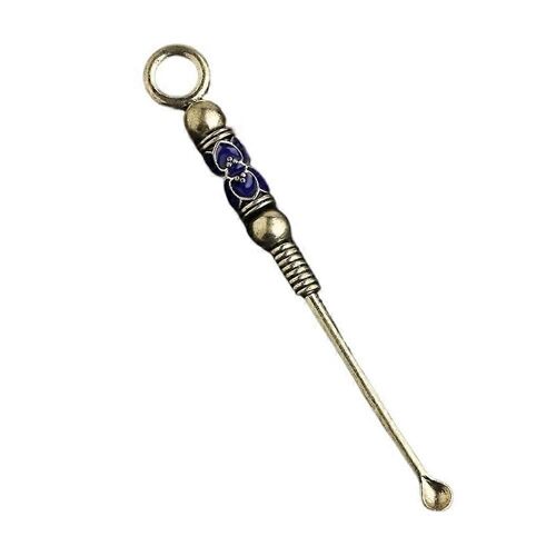 Multifonctions En Métal Oreille Nettoyant, 10 Pièces Réutilisables, Le Cérumen De Suppression De La Cuillère Pour Les Adultes, De L'or, De La Conception Durable