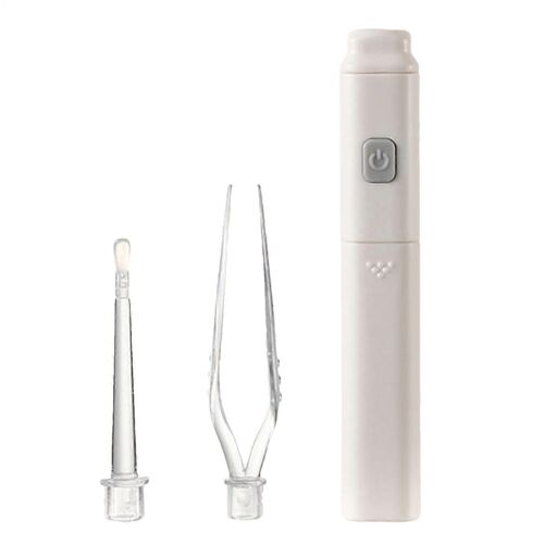 Le Cérumen De Suppression De Kit Avec La Lumière De Led, Haute Luminosité Oreille Cuillère Pour La Maison Et Les Voyages, Facile À Utiliser L'outil De Nettoyage De L'oreille 