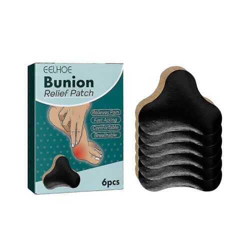 Oignon De Secours De Patch À Base De Plantes Soins De La Douleur Et De L'enflure, Corrige Valgus, 6pcs