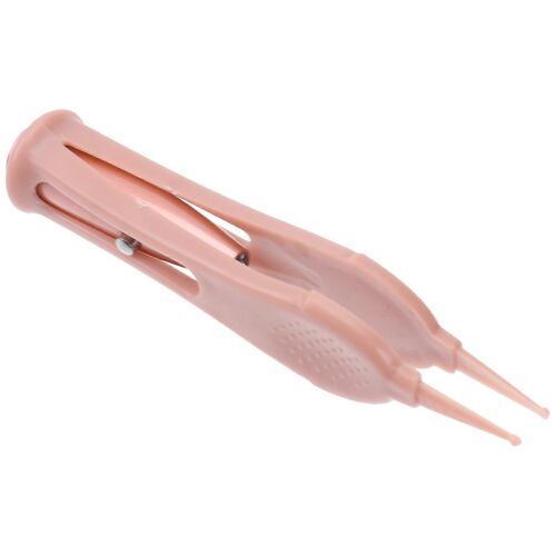 L'oreille Outil De Nettoyage - Bébé De La Cire D'oreille Remover Pince À Épiler Rose, Coffre-Fort Nettoyage De Nez Clip Pour Nourrissons, En Silicone Souple Matériau 