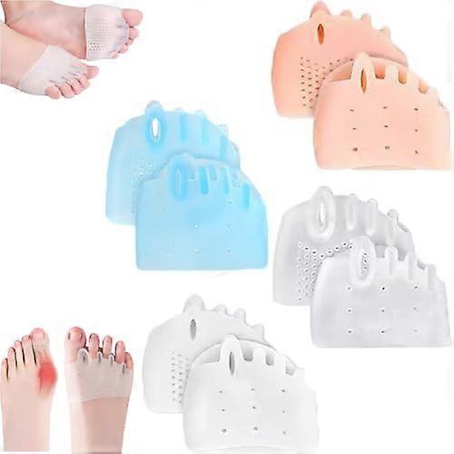 Silicone Séparateurs D'orteil Pour Les Femmes Et Les Hommes, 4 Paires Respirant Doux Correcteur, Nouveau Modèle 2025
