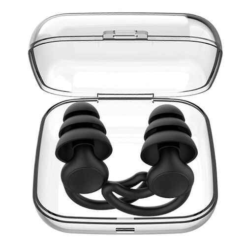 Bouchons Pour Dormir Du Sommeil De Réduction Du Bruit Du Ronflement De Blocage, De Mousse Flexible, Réutilisable Noir, 1 Pièce-Pack