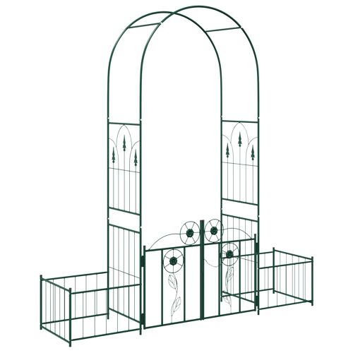 Vidaxl Arche De Jardin Uni Vert 203 X 50 X 218 Cm