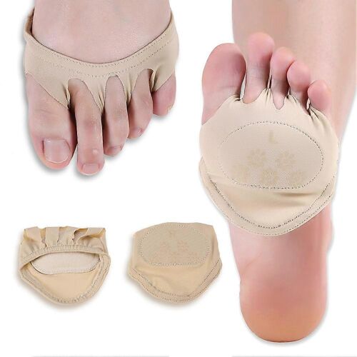 L'avant-Pied Coussin De Maintien Anti-Dérapant Sweatproof Demi-Semelles Pieds Pad De Soulagement De La Douleur Chaussettes Chair