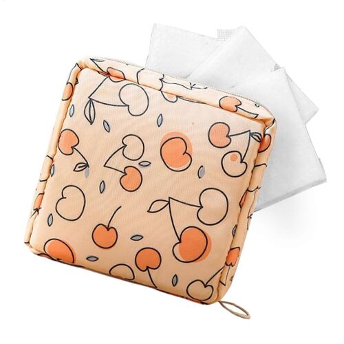 Periodenbeutel ¿ Petit Réutilisables Tampon Et De Fixation Avec Fermeture Éclair, Portable Les Femmes Les Soins Du Sac, Pratique, Design Compact