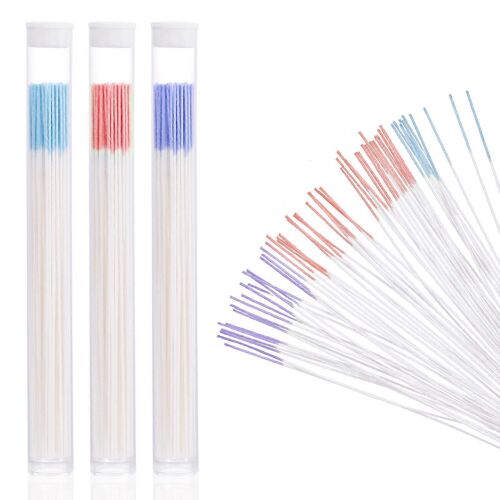 Trou D'oreille Nettoyants Pack 180, Jetable Oreille De Soie Nettoyage De La Ligne De Piercing Oreille De Suivi, Coloré Bleu Rose Rouge Violet