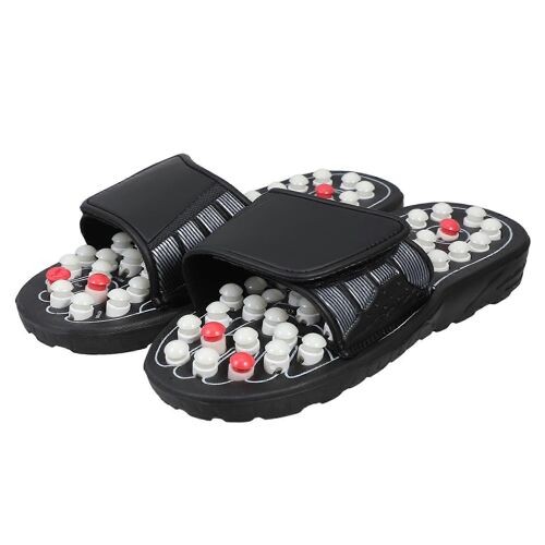 Massage Des Pieds Sandales Unisexe Le Point D'acupuncture Thérapie Des Chaussons En Caoutchouc Souple Semelle Confortable Pour Les Soins Des Pieds Tous Les Âges