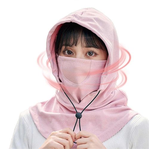 Face Hiver Couverture De Moto Couvre-Chefs Echarpe Réglable Rose Col Guêtre Thermique Cou Au Chaud Pour La Pêche Et Les Voyages