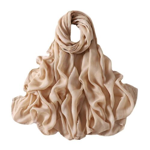 De Couleur Unie En Coton Et Lin Respirant Châle De Couleur Unie Foulard Écharpe Le Choix Parfait Pour La Mode Et De La Chaleur