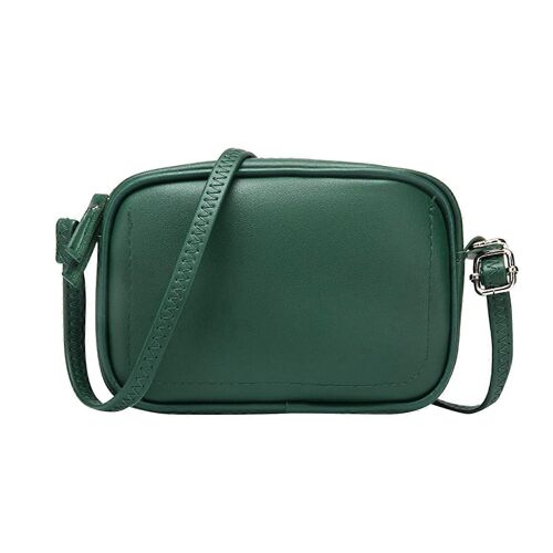 Port Sac Ordinateur pour les Femmes de la Mode Couleur unie Léger Confortable Bandoulière Grande Capacité Vert Taille unique
