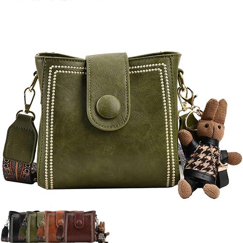 Sac Seau Style Vintage Sac Seau Avec De Lapin Pendentif Pour Les Femmes