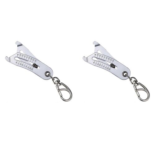 Dimension de filetage Vérificateur 2025 Mise à niveau Portable Trousseau Taille du Boulon Finder Écrou et le Boulon de Fil de la Jauge de Poche Outil de Mesure