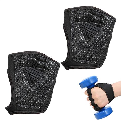Gymnastique Gants Pour Femmes Taille M Collier De La Moitié-Doigt Poignet Envelopper Plein Coussin De Palme Formation À La Protection Des Gants Pour Hommes