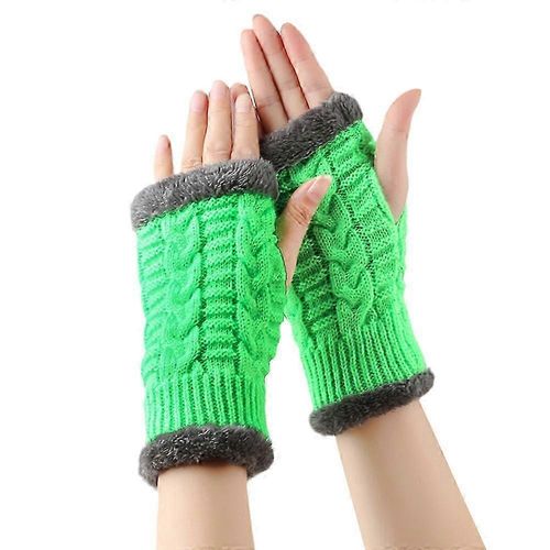 Doublé Polaire Gants Épais En Tricot Pour La Chaleur De L'hiver, Matière Souple, Taille Unisexe, Idéal Pour Les Activités De Plein Air