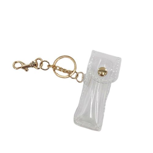 Transparent Baume Pour Les Lèvres Organiseur Pochette De Sac À Main, Trousseau De Titulaire Pour Le Rouge À Lèvres Et Les Soins Des Lèvres, De Rangement Pratique Pour Les Femmes Et Les Filles 
