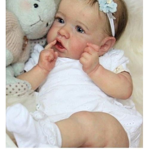 Poupée reborn réaliste de 56 cm, corps entier en silicone et vinyle, jouet pour tout-petit, fille ou garçon