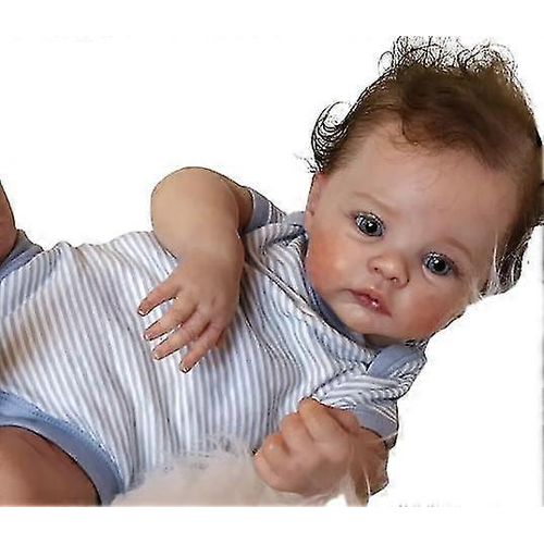 Poupées reborn réalistes de 50 cm en vinyle et silicone