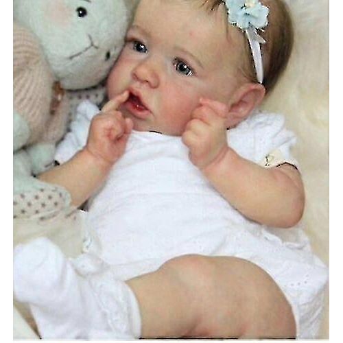 Poupée reborn réaliste de 56 cm, corps entier en silicone et vinyle, jouet pour tout-petit, fille ou garçon.