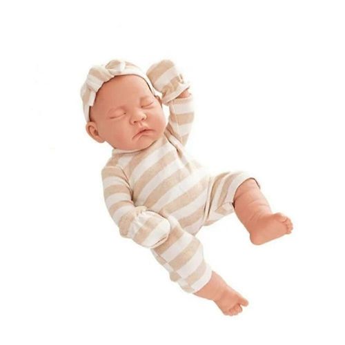 Poupée reborn de 30 cm avec vêtements, poupée réaliste en silicone lavable, jouet pour enfants de 3 ans (filles et garçons).