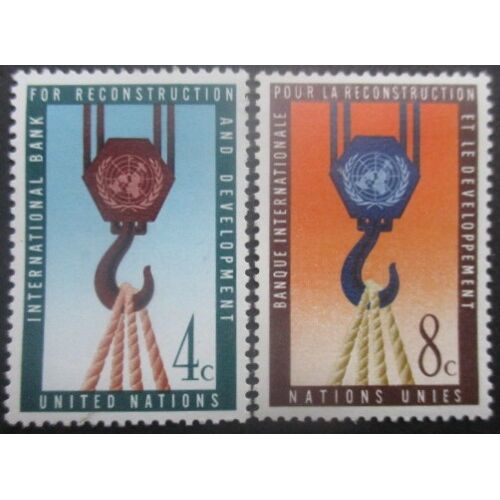 Nations-Unies New York N°82 Et 83 Neuf *