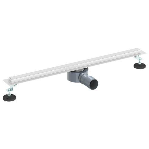 vidaXL Évacuation de douche à 360° avec modèle slim Argenté 70 cm
