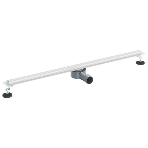 vidaXL Évacuation de douche à 360° avec modèle slim Argenté 100 cm