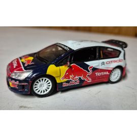 Voiture Miniature Citroen C4 Wrc 1/43 Norev No.7 Racing Red Bull Total Rallye Portugal 2010-Norev