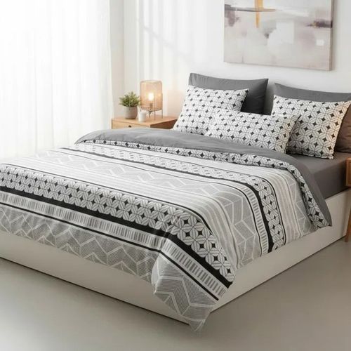 Housse De Couette 100% Microfibres 220 X 240 Cm - Elegeance Modere