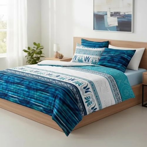 Housse De Couette 100% Microfibres 220 X 240 Cm - Reve Marin