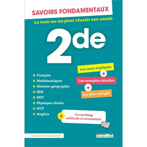 Savoirs Fondamentaux 2de - Toutes Les Matières