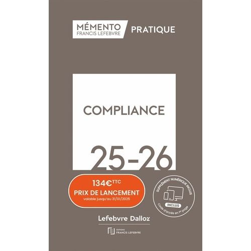 Compliance - Mémento Pratique 2025-2026