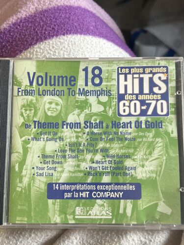 Cd Les Plus Grands Hits Des Années 60-70 Volume 18