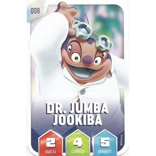 Carte E. Leclerc 2025 - Découvre La Magie De Disney - Dr. Jumba Jookiba 008 08 8
