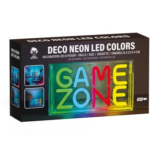 Autre accessoire gaming Geek Monkey Deco Neon Led modèle Game Zone