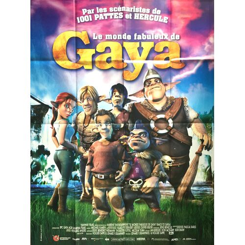 Le Monde Fabuleux De Gaya  - Véritable Affiche De Cinéma Pliée - Format 120x160 Cm  - De Lenard Fritz Krawinkel,  Holger Trappe,  Lenard F. Krawinkel  Avec Michael Bully Herbig, Vanessa Petruo - 2005