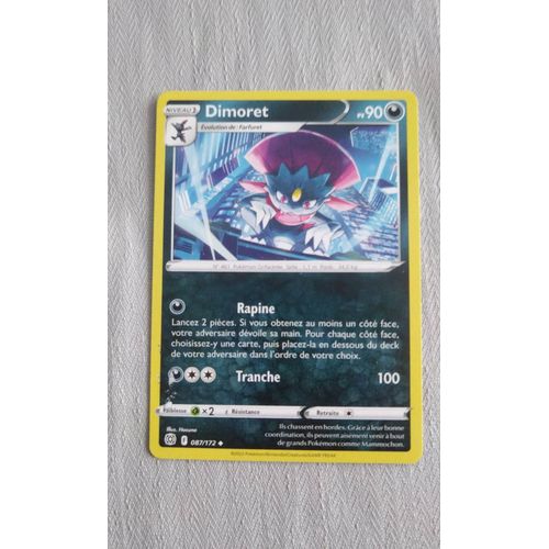 Carte Pokémon Dimoret 087/172