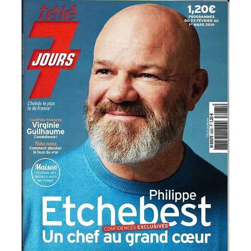 Tele 7 Jours 3065 2019 Etchebest/Gerard Lanvin/Virginie Guilhaume/Camille Lou/Emmanuel Moire/Adriana Karembeu