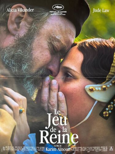 Le Jeu De La Reine (Firebrand) - Véritable Affiche De Cinéma Pliée - Format 40x60 Cm - De Karim Aïnouz Avec Alicia Vikander, Jude Law - 2023