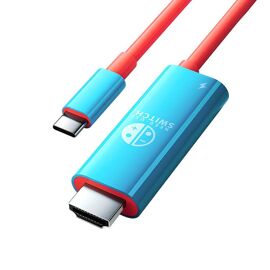 JGD-Switch Dock pour Nintendo Switch OLED, adaptateur 2 en 1 Switch TV avec câble HDMI 4K, type C 100W Charging, portable Switch Dock station Travel, pour Samsung dex S23, MacBook