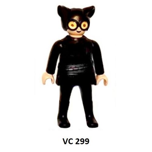 Figurine Kinder (2025) - Série: Dc Playmobil / N° 9 - Catwoman ( Vc299 / Vc-299 ) Avec Bpz