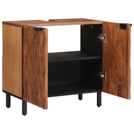 vidaXL Meuble de Lavabo de Salle de Bain Uni Marron