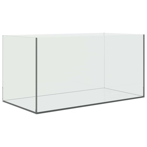 Vidaxl Aquarium Avec Stockage Blanc Verre