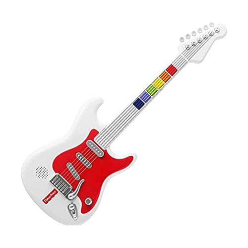Guitare bebe Fisher Price rouge jouet musical lumineux et sonore pour eveil 18 mois et plus